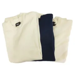 アズールバイマウジー AZUL by moussy ニット セーター 星柄 総柄 3点まとめ ホワイト ベージュ系 ネイビー S M