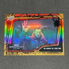 Doctor Strange / ドクター・ストレンジ 2023 Upper Deck Marvel Studios' Spider-Man No Way Home ベースカード Spider-Man Foil #4 299枚限定