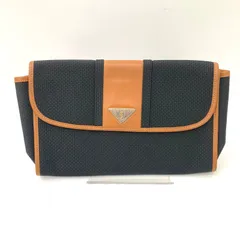 【Yves saint Laurent 】イヴサンローラン クラッチバッグ YSL ブラック ブラウン☆