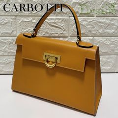 極美品】カルボッティ エレナ 243 2wayバッグ ハニー 付属品完備 
