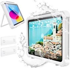 TiMOVO タブレット防水ケース 11インチ iPad対応 お風呂 壁掛け 防曇