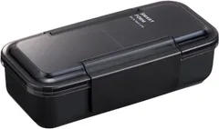 【未使用】岩崎工業 弁当箱 イージーケアランチボックススリム1段600 600ml 約9.6×19.5×6.2cm 食洗器対応 電子レンジ対応 ( お弁当 一段 シンプル 男性 メンズ 学生 中学生 高校生 )