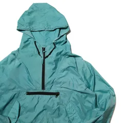 90's ギャップ GAP ナイロン アノラックパーカー (S) ターコイズ系 プルオーバー フード パッカブル 90年代 旧タグ オールド アメリカ古着 USED ビンテージ ヴィンテージ