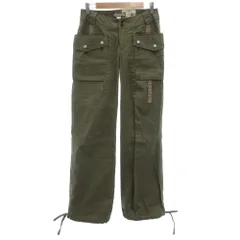 ディーゼル DIESEL ミリタリーパンツ カーゴ ストレート 26 コットン カーキ /GV