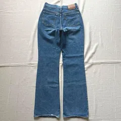 1997年　MADE IN JAPAN　日本製　Levi's 517　W30　ブーツカットシルエット　フレアデニム　ジーンズ　5ポケット　ジッパーフライ　ブルー　グッドレギュラー　 W30 L32　Y2K　平成ギャル　アメカジ　boots cut denim