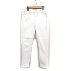 ザラ ZARA デニム ジーンズ スリム ストレッチ 無地 40 ホワイト 白 /FT5