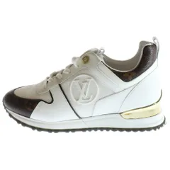 LOUIS VUITTON (ルイヴィトン) ランアウェイ モノグラム ライン ローカットスニーカー ホワイト 1A4XNL