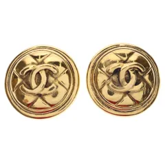 CHANEL (シャネル) ココマーク ラウンドイヤリング イヤーアクセサリー ゴールド GP
