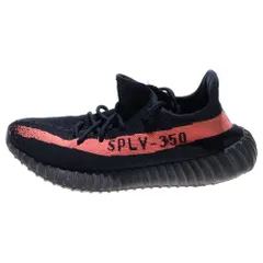 adidas YEEZY (アディダス イージー) YEEZY BOOST 350 V2 Core Black イージーブースト ローカットスニーカー ブラック/オレンジ 28.5cm BY9612