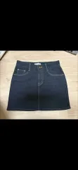ロエム ストレッチ デニム ショート スカート 26 S ほぼ新品