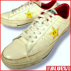 CONVERSE コンバース マリオ コラボ 7 ワンスター スニーカー 25.5 白 赤 スター コンバース_サイズ25.5cm一覧←SEULB屋着古← NS644