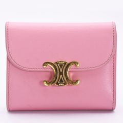 CELINE トリオンフ 三つ折り財布 ピンク（ノベルティ） - メルカリ