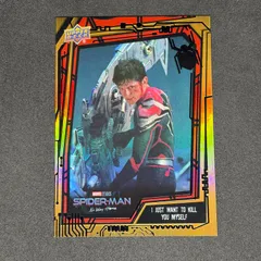 Spider-Man / スパイダーマン 2023 Upper Deck Marvel Studios' Spider-Man No Way Home ベースカード Spider-Man Foil #38 299枚限定
