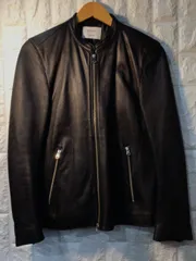 STUDIOUS  シングル　レザー　ジャケット