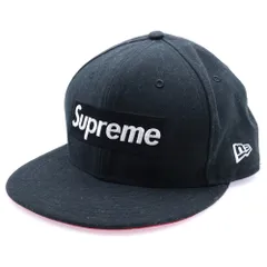 SUPREME (シュプリーム) 13AW ×NEW ERA GORE-TEX Box Logo ニューエラ ゴアテックス ボックスロゴ ベースボールキャップ 帽子 ブラック