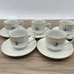 B-0105【一般中古品】◆ VenusChina ノリタケ 昭和レトロ ＆カップ4客