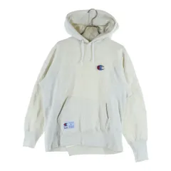 CHAMPION (チャンピオン) ×UNDERCOVER ×アンダーカバー ビーズロゴ プルオーバーパーカー フーディー グレー CWSC124