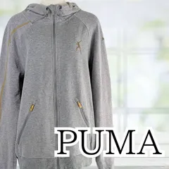 USED PUMA ウサインボルトデザインパーカー グレー Ｌサイズ メンズ レディース プーマ