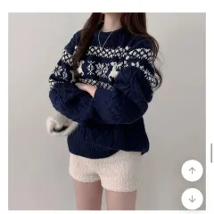 エイブリー ルーズフィット ケーブル編み ニット