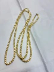 N 最終値下げ中【中古品】パール ロング ネックレス おしゃれ 冠婚葬祭 おでかけ 高級感