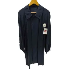 バーバリーズ BURBERRYS 80S 英国製 MARUZEN 丸善別注 裏地ポケット ダークノバチェック 一重 ポリ バルマカーン ステンカラー コート メンズ 表記無 