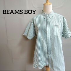 D222088 BEAMS BOY サテンオープンカラーシャツ - メルカリ
