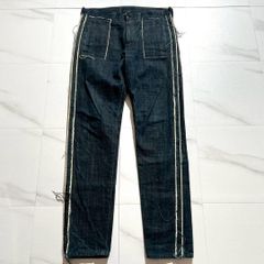 Yohji Yamamoto POUR HOMME ワイドデニム ペイント - メルカリ