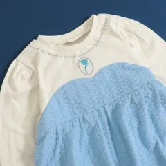 《新品》ディズニープリンセス チュニックTシャツ 90サイズ 100サイズ 長袖 子供服 V411834