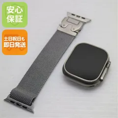 超美品 Apple Watch Ultra 49mm GPS+Cellular セルラー チタニウム スマホ 土日祝発送 即日発送 02000