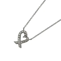 ティファニー TIFFANY＆CO ラビングハートネックレス プラチナ Pt950 ジュエリー