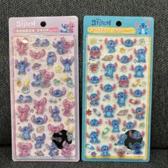 正規品 スティッチ 落書き＆スティッチ＆エンジェル ボンボンドロップシール セット 新品 BONBON DROP SEAL