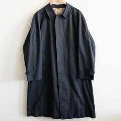 【美品/80s～90s】GRENFELL【ステンカラーコート】40 ブラック イングランド製 ヴィンテージ グレンフェル 26020179