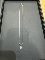 SWAROVSKIネックレス/クロス/スネークチェーン