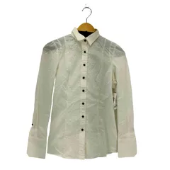 バーバリーブラックレーベル BURBERRY BLACK LABEL レースフリルシャツ レディース  38のサムネイル