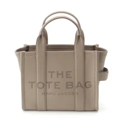 マークジェイコブス THE TOTE BAG レザー 2WAY ショルダー ハンドバッグ グレー【中古】
