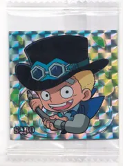 バンダイ にふぉるめーしょん ワンピース大海賊シールウエハース LOG.4/2651289 サボ【GR】 25