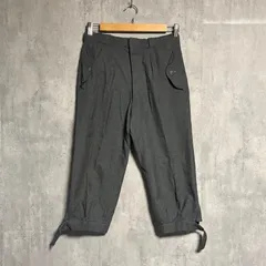 DESCENTE(デサント) 希少 80s THE BEST ヴィンテージ スラックス 裾ベルト グレー ゴルフパンツ 昭和レトロ 古着 オールド スポーツミックス トラッド アメカジ センタープレス テーパード アンクル丈 美シルエットのサムネイル