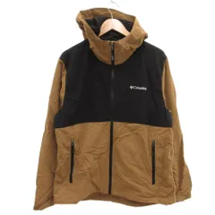コロンビア Columbia XM3394 ヴィッザボナ パス II ジャケット マウンテンパーカー ナイロン ロゴ L 茶 ブラウン /JS ■GY18