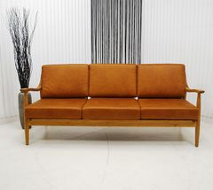 飛騨家具 日進木工 ホワイトウッド ソファ3P WOC-183 ソファ 出品