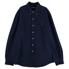 古着 ラルフローレン Ralph Lauren CUSTOM FIT 長袖 ボタンダウンシャツ メンズXXL相当/eaa458988
