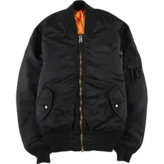 古着 民間品 アルファ ALPHA MA-1タイプ 中綿入り ミリタリー フライトジャケット メンズS相当/eaa612515