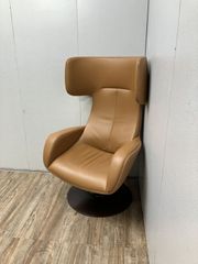 IDC大塚家具 電動リクライニングチェア ルージアキャメル半革 定価約20