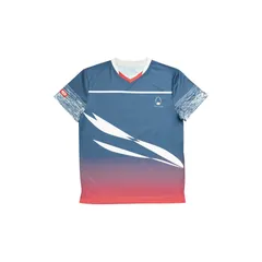 【the egg】タンジェンタル Tangential ブルー レッド シャツ メンズ レディース