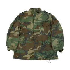 80s U.S.ARMY M65 フィールドジャケット ウッドランドカモ 迷彩 ブラウン×グリーン×ブラック M/R No.S120