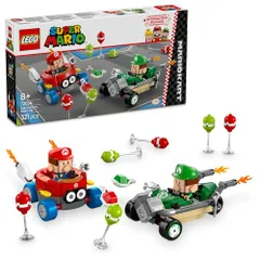 レゴ(LEGO) スーパーマリオ マリオカート(TM) ? ベビィマリオ vs ベビィルイージ マリオカート おもちゃ 玩具 誕生日 プレゼント ブロック 男の子 女の子 子供 8歳 9歳 10歳 小学生 マリオ グッズ ゲーム 72034☆ 38ccc058
