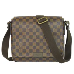 本物 ルイヴィトン LOUIS VUITTON LV ディストリクト PM ダミエ エベヌ ショルダーバッグ ポシェット ブラウン N41213 ビトン バッグ 中古・ 本物 ルイヴィトン LOUIS VUITTON LV ディストリクト PM ダミエ エベヌ