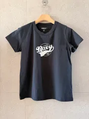 ロキシー レディース 半袖 Tシャツ ブラック 基本 ロゴ スリム