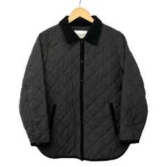 サニーレーベルアーバンリサーチ コート サイズF レディース美品  - ダークグレー×黒 長袖/一部コーデュロイ/キルティング/中綿/秋/冬