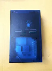 【SONY ・ソニー】 PlayStation2　 PS2本体 　SCPH-37000  ブルースケルトン　ゲーム機器　部品取り　ジャンク現状品