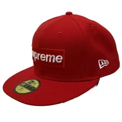 シュプリーム SUPREME チャンピオンシップ ボックス ロゴ ニューエラ Championship Box Logo New Era 2025 帽子 メンズ帽子 キャップ レッド 7 1/2サイズ 201goods-870